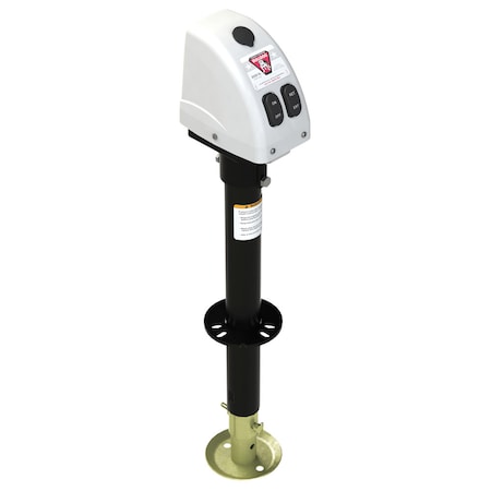 Bulldog Bulldog 3,500lbs A-Frame RV Jack w/Powered Drive - 12V - White Cover 500188